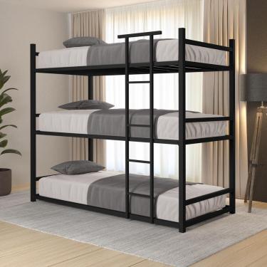 Imagem de Treliche De Aço Industrial Solteiro 3 Camas Josy