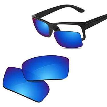 Imagem de Glintbay Lentes de óculos de sol de substituição 100% precisas para RayBan RB4151-59 - Espelhado azul gelo polarizado