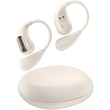 Imagem de Fones de ouvido abertos, Bluetooth 5.3 Wireless Earbuds, Condução de ar Indolor para usar 17 horas de operação contínua IPX5 Waterproof para Esportes e Atividades ao Ar Livre AC210 -Branco