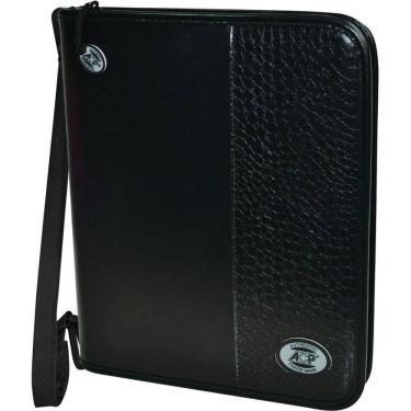 Imagem de Fichário Com Zíper Croco Black Completo - Acp