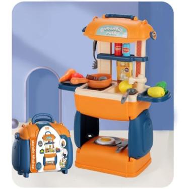 Imagem de Kit de Brinquedo Infantil 2 em 1 Sorveteria com Mochila – 26 Peças - A partir de 3 anos