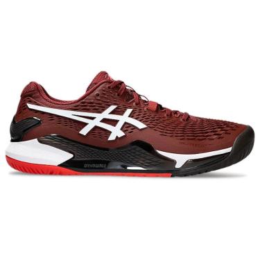 Imagem de Tênis Asics Gel Resolution 9 Masculino - Vermelho Escuro