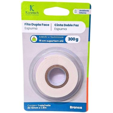 Imagem de Fita Dupla Face Espuma Br 12Mmx1,5 1/16