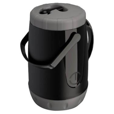 Imagem de Garrafa Térmica Pavia Tererê 2,5 Litros Unitermi, Preto