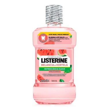 Imagem de Enxaguante Bucal Listerine Melancia & Hortelã sem Álcool 500ml