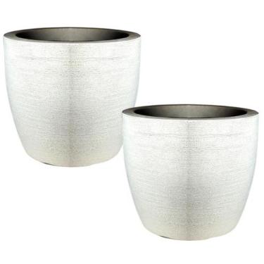 Imagem de Vaso de Planta Jateado Cone 40x50cm 50Litros em Polietileno plantas gr