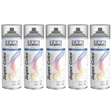 Imagem de Kit 5 Verniz Spray Aerossol TekBond Fosco Uso Geral 350ml/250g