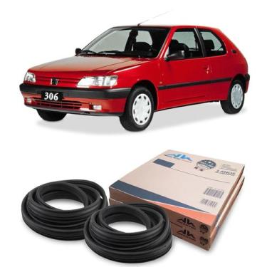 Imagem de Kit Borracha 2 Portas Guarnição New Kar Pro Line Peugeot 306