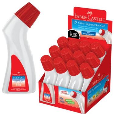 Imagem de Cola Gel Frasco Ergonomico Faber Castell Escolar Tecido Foto - Faber-C