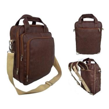 Imagem de Bolsa Pasta Tiracolo Transversal Notebook 14 Pol Resistente  - CDP, Ma