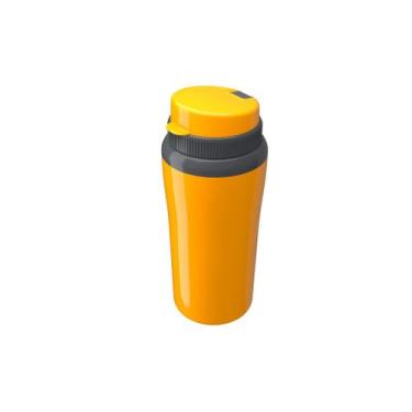 Imagem de Copo Térmico Miami Café Chá Academia 650ml Unitermi, Amarelo