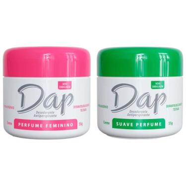 Imagem de Kit 2 Desodorante S/Perfume/Suave/Masculino/Feminino DAP 55g, FEMININO