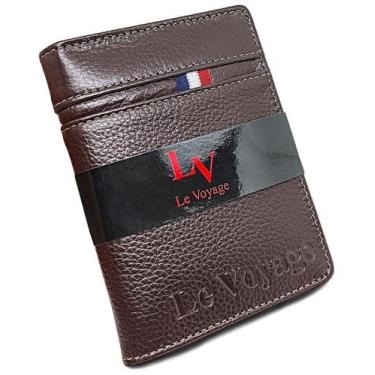 Imagem de Carteira Feminina Pequena De Couro Le Voyage Rg Cnh Cartões