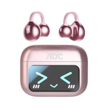 Imagem de Fones De Ouvido Bluetooth Com Tradução Por IA, Tela LCD, Toque, Sem Fi