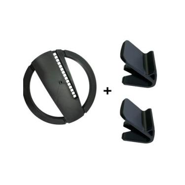 Imagem de Kit Suporte Mesa Base Vertical Ps5 Slim + Suporte Controle - FLEX3D