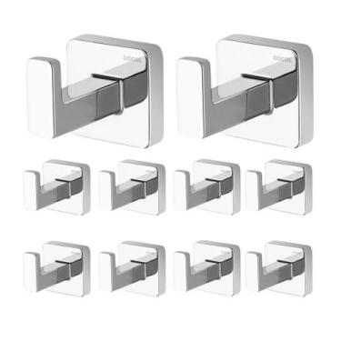 Imagem de Kit 10 Cabide Trip Cromado - Docol