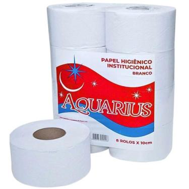 Imagem de Papel Higiênico Rolão Branco Institucional Econômico Folha Simples Isa