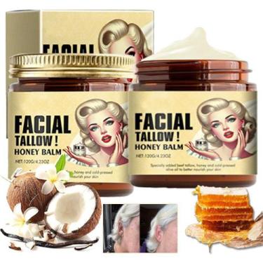 Imagem de Bálsamo facial e corporal: carne bovina alimentada com capim e mel - M