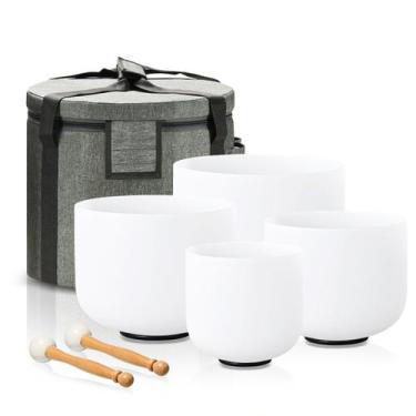 Imagem de Conjunto Crystal Singing Bowl Lycrystal, 4 peças com bolsa de transpor