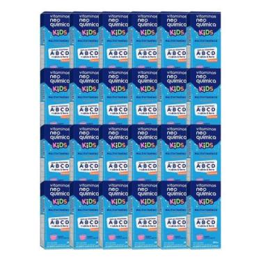 Imagem de Kit 24x Multivitaminico Kids Liquido 240ml - Neo Química - Neo Quimica