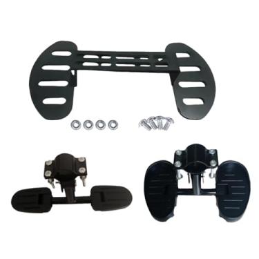 Imagem de Zxpjkyu Kit de Modificação de Apoio para Os Pés de Bicicleta Elétrica, Pedal Dianteiro Dobrável Ajustável de Metal para Crianças, Triciclo, Scooter, Lazer