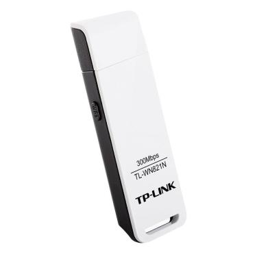 Imagem de Adaptador USB TP-Link TL-WN821N, 300MBPS, Wireless, Tecnologia Mimo, Botão QSS
