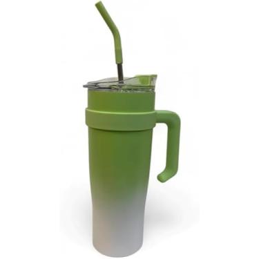 Imagem de Copo Térmico Garrafa Com Tampa e Canudo 1,2 Litro ideal para Hidratação de qualidade