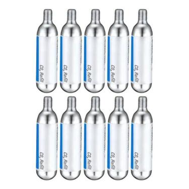Imagem de 2X 10X Cartucho Refil Cilindro De Co2 16G Pneu Bicicleta Mot