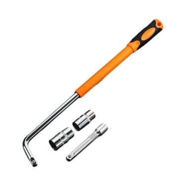 Imagem de Chave De Roda Telescópica Universal Ajustável Em Aço CR-V Com Soquetes
