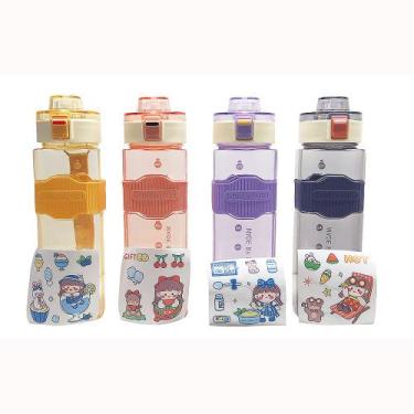 Imagem de Garrafa Infantil Quadradinha Cor Sortida 720ml R3583 - BBR Toys - BBR 