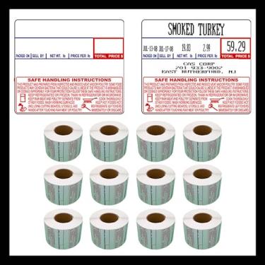 Imagem de Pokanic Etiquetas Lst-8030 Térmicas 12 Rolos - 7.200 58 X 50Mm Impressora Balança De Impressão Compatível Com Cas Lp-1000 Cl-5000 Cl-5500 Cl-7200, Easy Weigh Ls-100, Visiontech Dlp-300 (8030, Rolos)