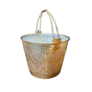 Imagem de balde de vinho Balde de gelo restaurante balde vinho champanhe utensílios mesa cubo grande capacidade pelota Refrigerador de cerveja