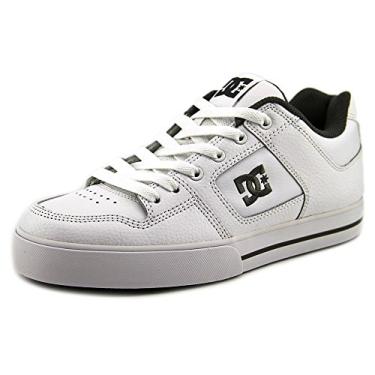Imagem de DC Shoes Tênis masculino de skate casual de cano baixo com cadarço, Branco/Navio de guerra/branco, 42