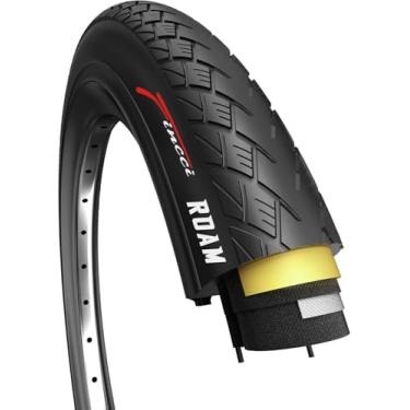 Imagem de Fincci Pneu dobrável 700 x 35c 37-622 com proteção de nylon para ciclovia Mountain MTB Hybrid Touring Pneus de bicicleta elétrica