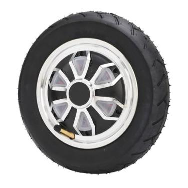 Imagem de ZAWELIYO Pneu de motor de monociclo elétrico de substituição de roda de scooter de 25 cm com absorção de choque e resistência ao desgaste para scooter elétrica