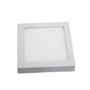 Imagem de Plafon de Sobrepor Quadrado Branco 22cm Led 18W 3000K Bivolt - GALAXY 