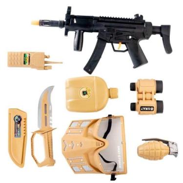 Imagem de Brinquedo Kit Policial Com Rifle E Acessórios - Ddg Toys