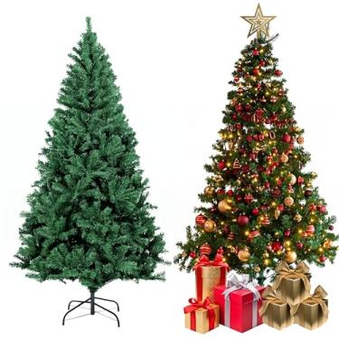 Imagem de Árvore de Natal (2.1m), PVC, Até 1300 Cabeças Do Número de Galhos, Árvore De Natal Gigante Luxo Modelo Cor Verde 210cm