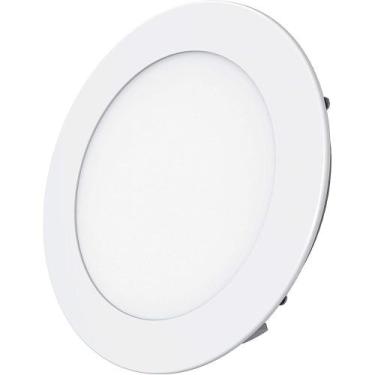 Imagem de Painel Led Slim Embutir Redondo Black+Decker 18W 6500K