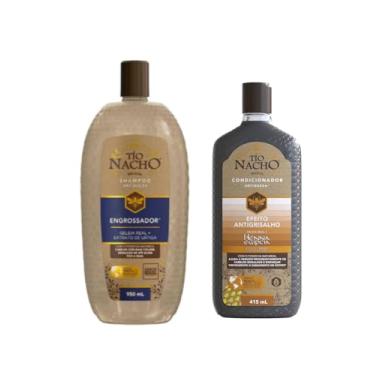 Imagem de Kit Tio Nacho Shampoo Antiqueda Engrossador 950 mL + Tío Nacho Condicionador Antigrisalho 415ml