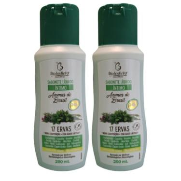 Imagem de KIT c/ 2 Sabonete Íntimo 17 Ervas, Líquido, 200ml - Original Para Higiene Pessoal