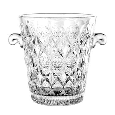 Imagem de Balde de gelo, banheira de gelo, balde de champanhe, balde de gelo, baldes de gelo de vinho, balde de champanhe doméstico com clipe de gelo para festa, casa, bar, clube, balde, vinho, balde