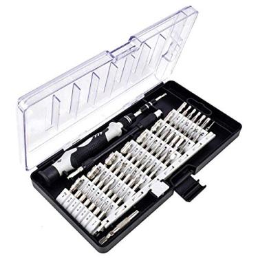 Imagem de Conjunto de chaves de fenda 60 em 1 conjunto de ferramentas de reparo de desmontagem com magnético para relógio relógio celular celular kit de ferramentas de reparo de computador aço