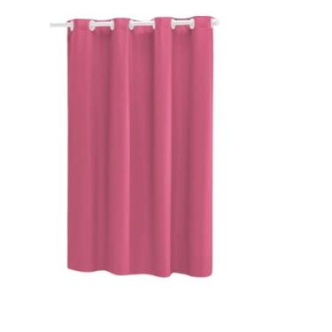 Imagem de Cortina De Pvc Impermeável Anti-mofo Para Box De Banheiro 1,40 x 2,00 (Pink)