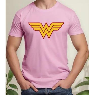 Imagem de Camiseta Camisa Algodão Adulto Feminina Masculina Mulher Maravilha Her