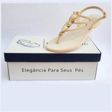 Imagem de Sandália Rasteirinha faminina linda, para presente de mãe, namorada, e