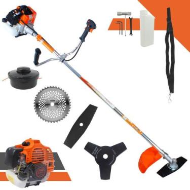 Imagem de Roçadeira Aparador de Grama Profissional À Gasolina Vulcan VR430S 43cc