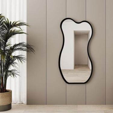 Imagem de Espelho Orgânico 120x60cm Moldura Mdf Doly Euronobre