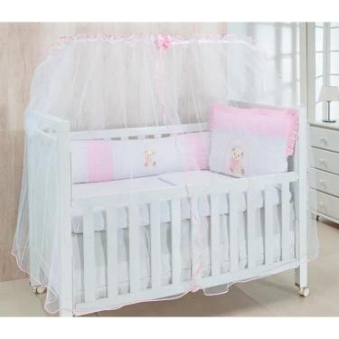 Imagem de Mosquiteiro Berço Tela Mosquiteira Cortinado Rede Véu Bebê C