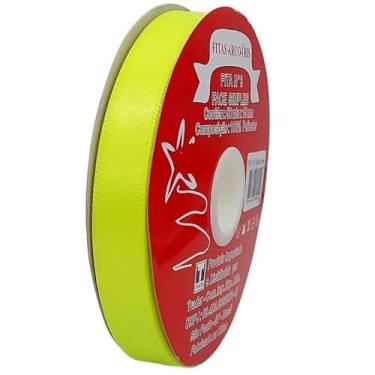 Imagem de Fita de Cetim Trader 15mm N°3 com 50 Metros [COR: COR 058 VERDE CITRICO - TAMANHO: 50 METROS]